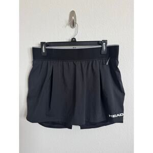 Head Womens Black Tennis Dynamic SKort Skirt New Size Large Pickleball